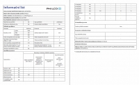 Lednice Philco PCD 3241 FNF informační list new